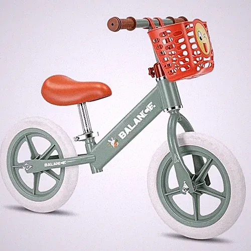 14 Inch Kids Balance Bike for Toddlers 2-6 Years Old, No Pedals，Toddler Green
