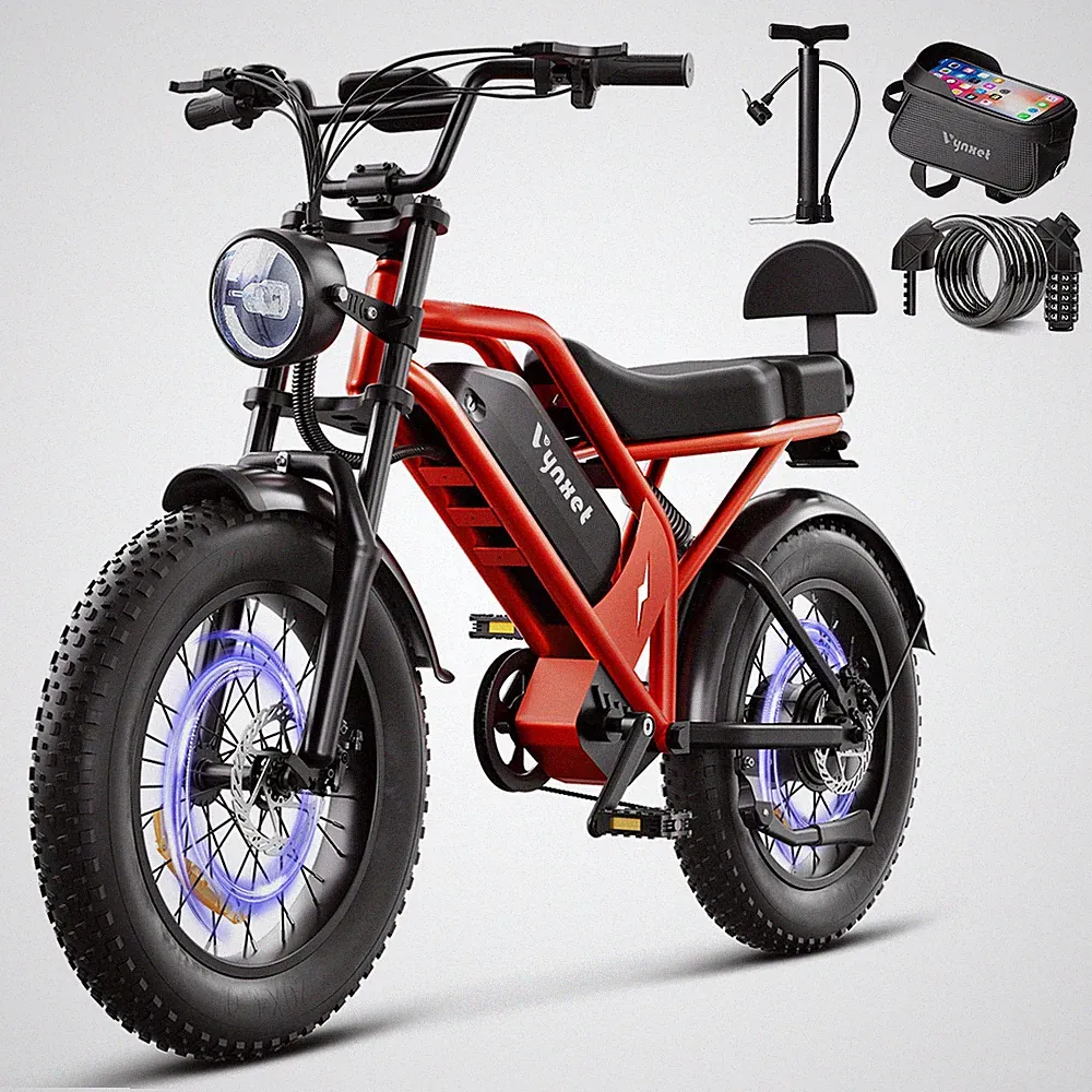 1500w Peak Electric Bike 48v 18ah Fat Tire Ebike 68 Miles All-terrain E-bike