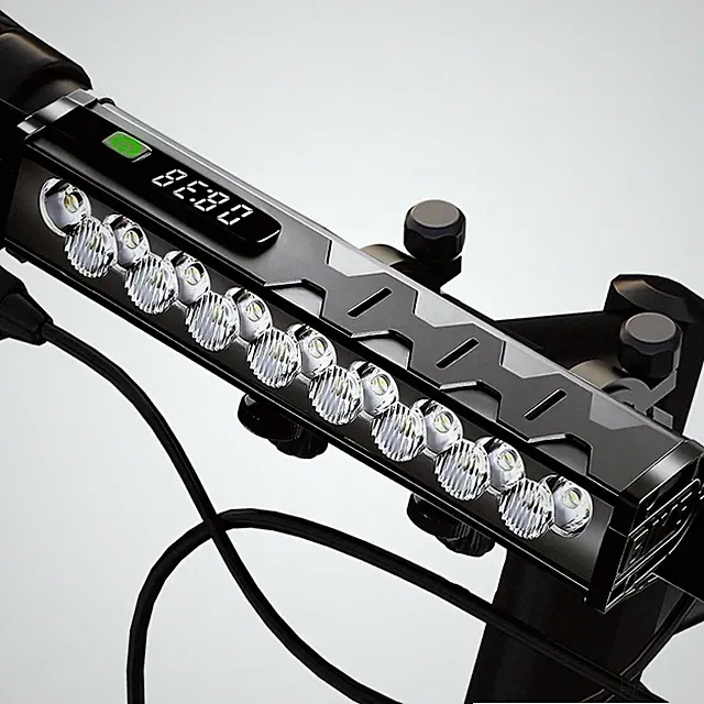 Bike Lights, 17 LED 4800 Lumen Bicycle Light with 4 Modes, 10000mAh USB Recha...