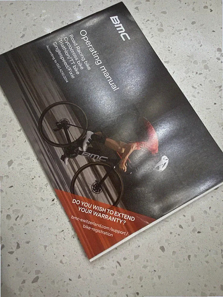User Manual Road Bike