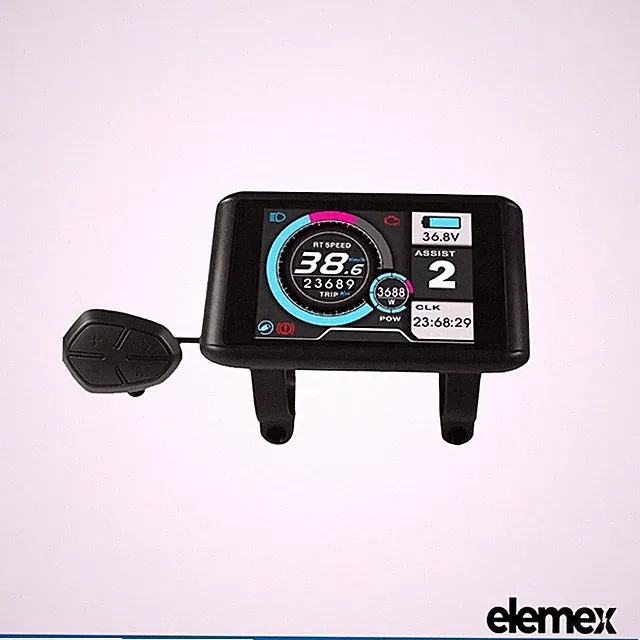 Elemex eBike UKC1 LCD Colour Display Control Screen Computer Speedometer