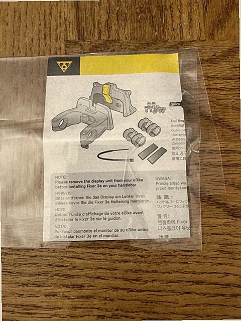 Fixer 3e For E-bike User Manual
