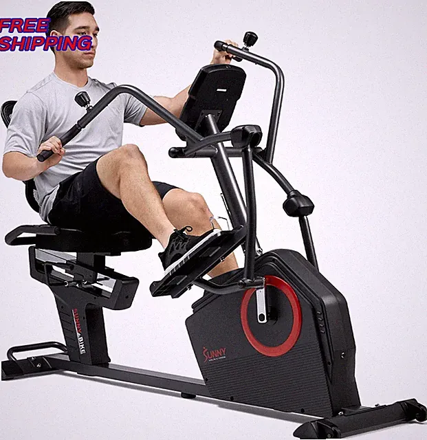 Health &Fitness Elite Recumbent Cross Trainer&Elliptical Machine Arm Exercisers