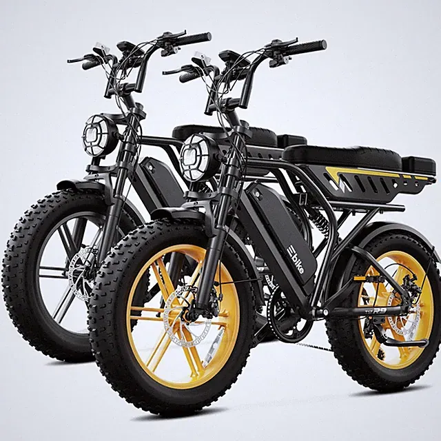 TST Electric Bikes for Adults 1500W Peak 48V 15/30AH, 60/130 Miles Range E-Bike