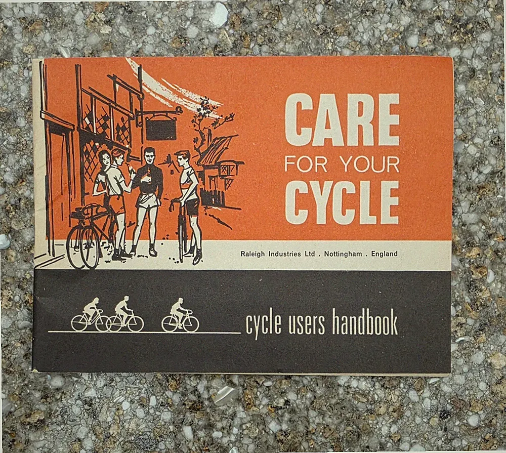 VTG Raleigh Industries Care For Your Cycle User Handbook Bicycle Manual England
